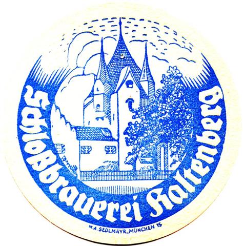 geltendorf ll-by kalten rund 1a (215-schlobrauerei-blau)